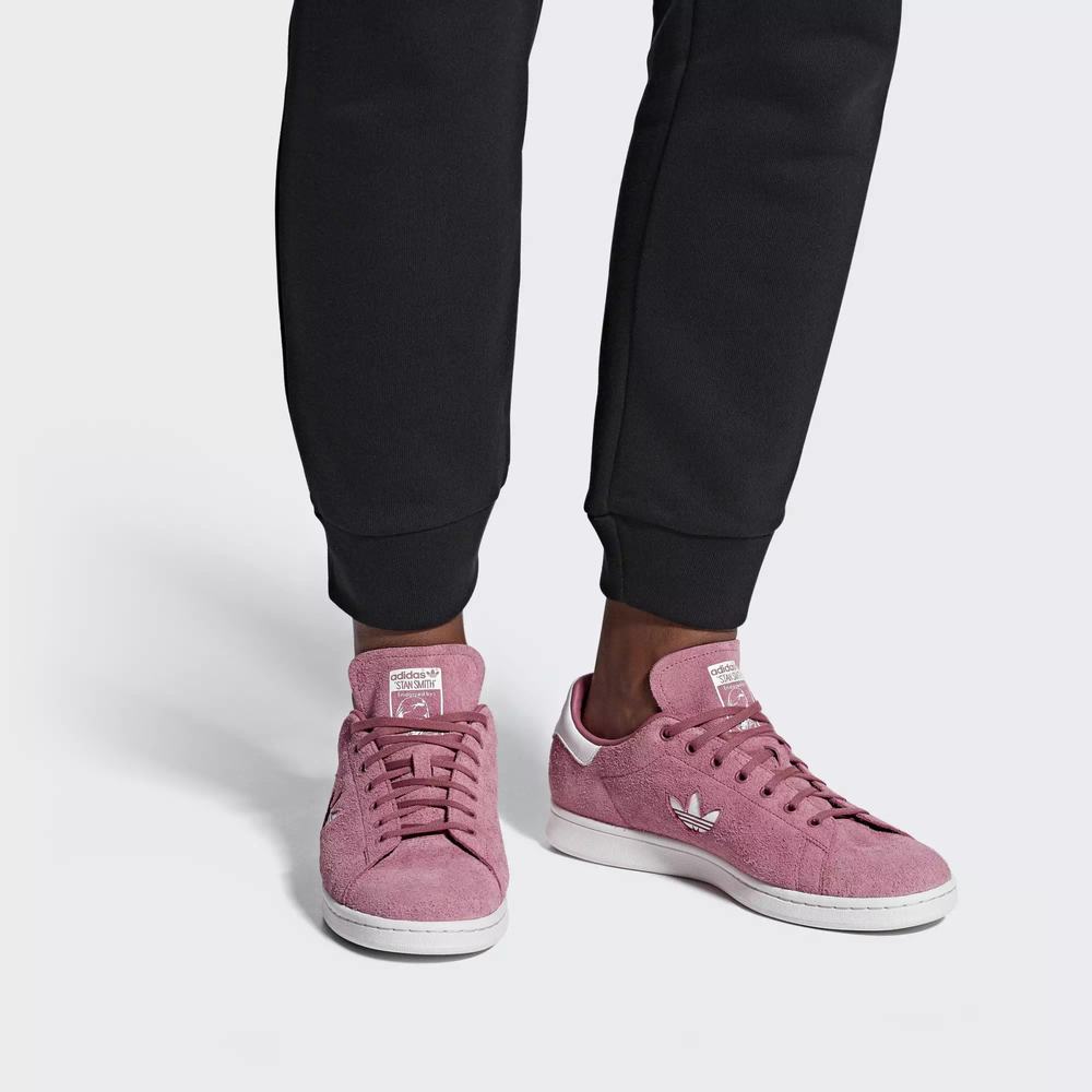 Adidas Stan Smith Tenis Rosas Para Hombre (MX-33636)